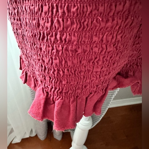 Abercrombie & Fitch Mini Beach Dress - Dark Pink - Picture 2 of 5